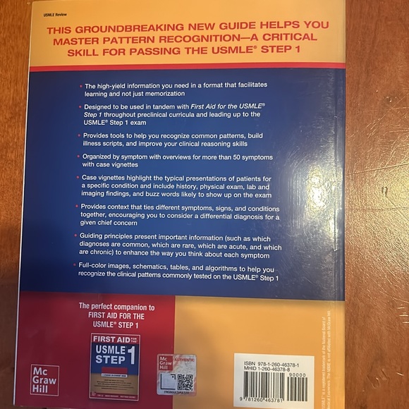 First Aid Clinical Pattern Recognition for USMLE - Picture 3 of 4